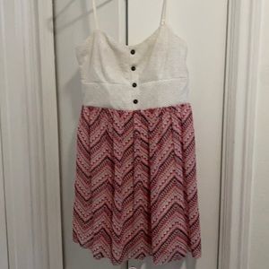 three pink hearts dress